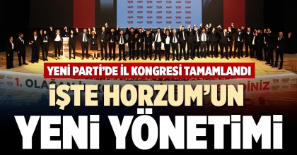 İŞTE HORZUM’UN YENİ YÖNETİMİ