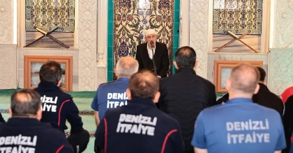 İTFAİYE ŞEHİTLERİ İÇİN MEVLİD-İ ŞERİF OKUTULDU