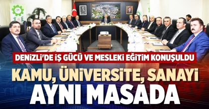 KAMU, ÜNİVERSİTE, SANAYİ AYNI MASADA
