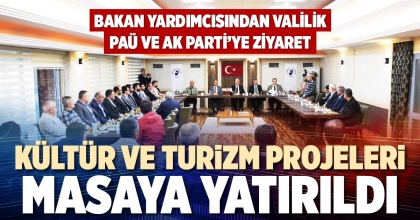 KÜLTÜR VE TURİZM PROJELERİ MASAYA YATIRILDI