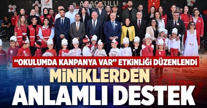 MİNİKLERDEN ANLAMLI DESTEK
