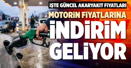MOTORİN FİYATLARINA İNDİRİM GELİYOR