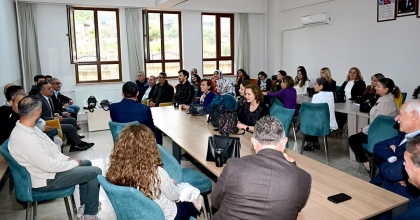MÜDÜR ÇALIŞKAN’DAN FİLİZ ABALIOĞLU ANADOLU LİSESİNE ZİYARET