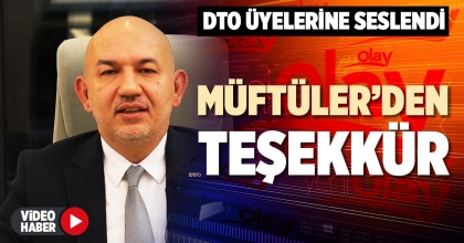 MÜFTÜLER’DEN TEŞEKKÜR