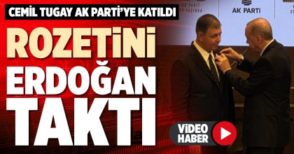 ROZETİNİ ERDOĞAN TAKTI