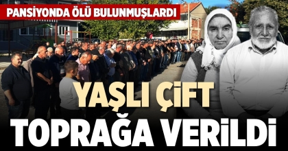 YAŞLI ÇİFT TOPRAĞA VERİLDİ