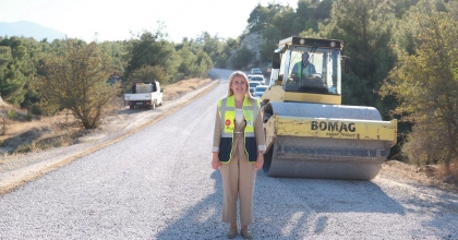 YEŞİLYAYLA HACIEYÜPLÜ YOLU YENİLENDİ
