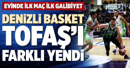 YUKATEL DENİZLİ BASKET TOFAŞ’I FARKLI GEÇTİ