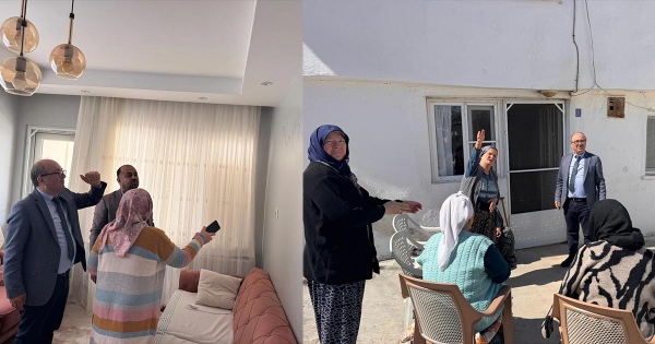 BAŞKAN ORPAK DEPREM BÖLGESİNDE VATANDAŞLARLA BULUŞTU