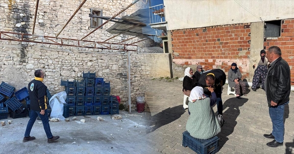 ERAYDIN’DAN DEPREM SONRASI ERTUĞRUL MAHALLESİ’NE ZİYARET