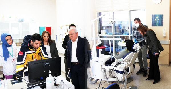 ÖZTÜRK ÇAMELİ’DE SAĞLIK HİZMETLERİNİ İNCELEDİ