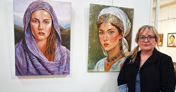 DARYA GÜRCAN'IN RESİM SERGİSİ AÇILDI