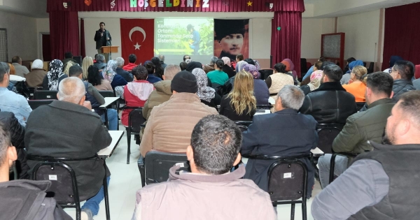 SARAYKÖY’DE ÖRTÜ ALTI ÜRETİCİLERİNE GECE EĞİTİMİ