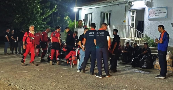 AYDIN'DAKİ YANGINA DESTEK