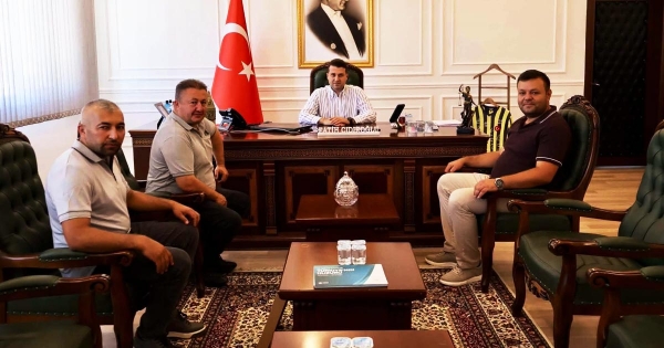 KIRALAN’DAN KAYMAKAM CIDIROĞLU’NA ZİYARET