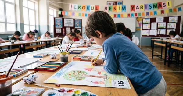 TAVAS’TA 30 AĞUSTOS’A ÖZEL RESİM YARIŞMASI