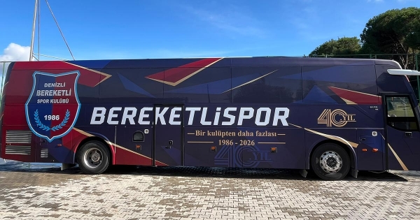 BEREKETLİSPOR TAKIM OTOBÜSÜNÜ YENİLEDİ