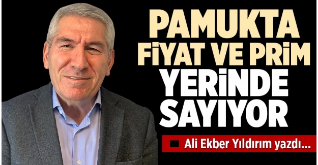 PAMUKTA FİYAT VE PRİM YERİNDE SAYIYOR