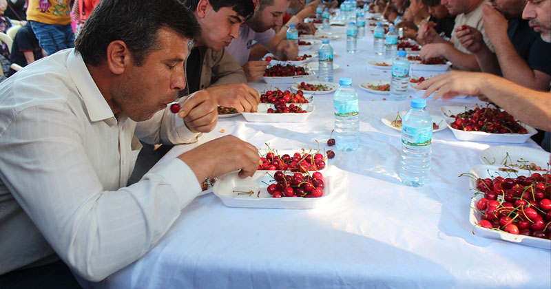 kiraz yeme yarışması
