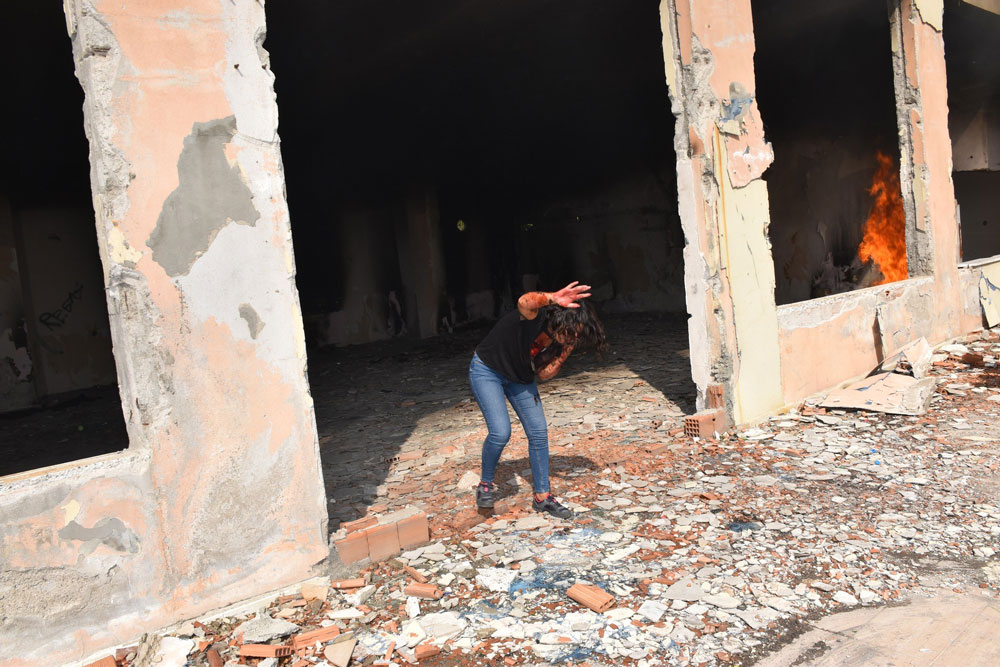 AYDIN'DA DÜZENLENEN TATBİKAT GERÇEĞİNİ ARATMADI