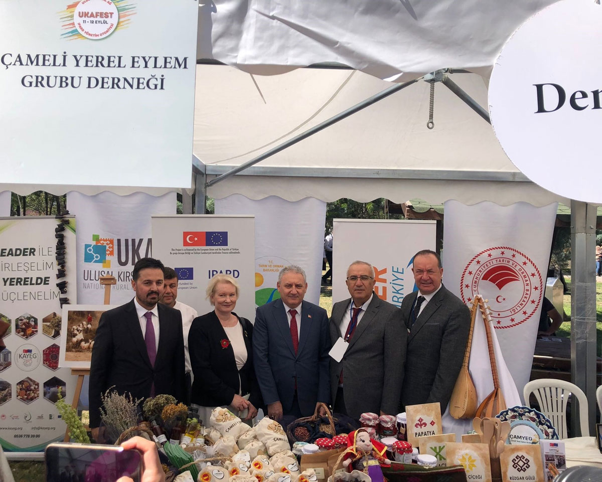 ÇAMELİ'NİN TESCİLLİ ÜRÜNLERİ BAŞKENTTE GÖRÜCÜYE ÇIKTI