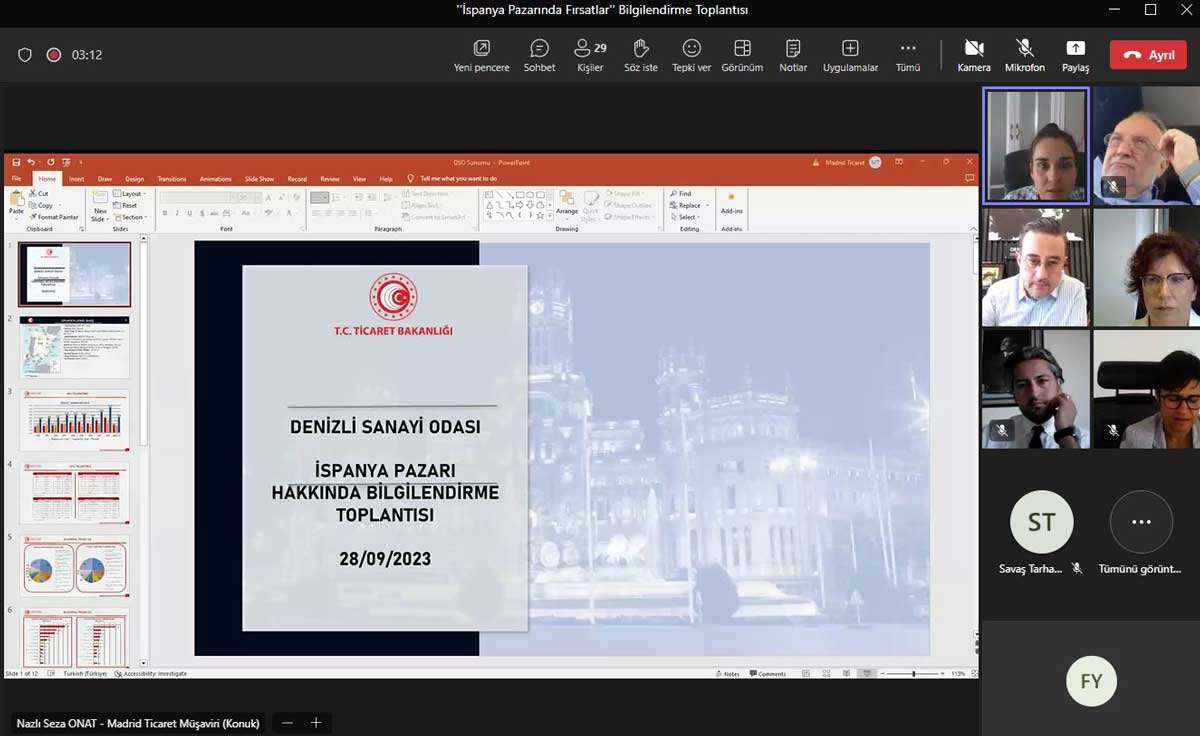 DENİZLİ İLE İSPANYA ARASINDAKİ KÖPRÜLER GÜÇLENECEK