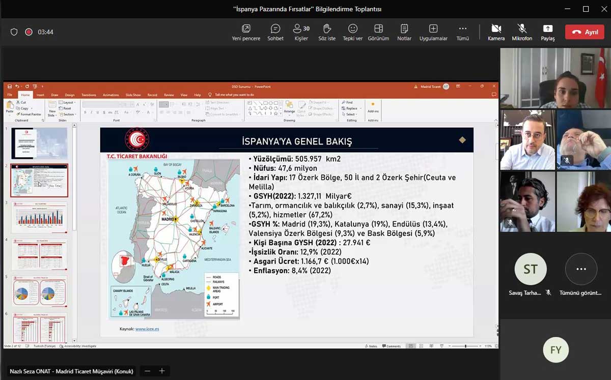 DENİZLİ İLE İSPANYA ARASINDAKİ KÖPRÜLER GÜÇLENECEK