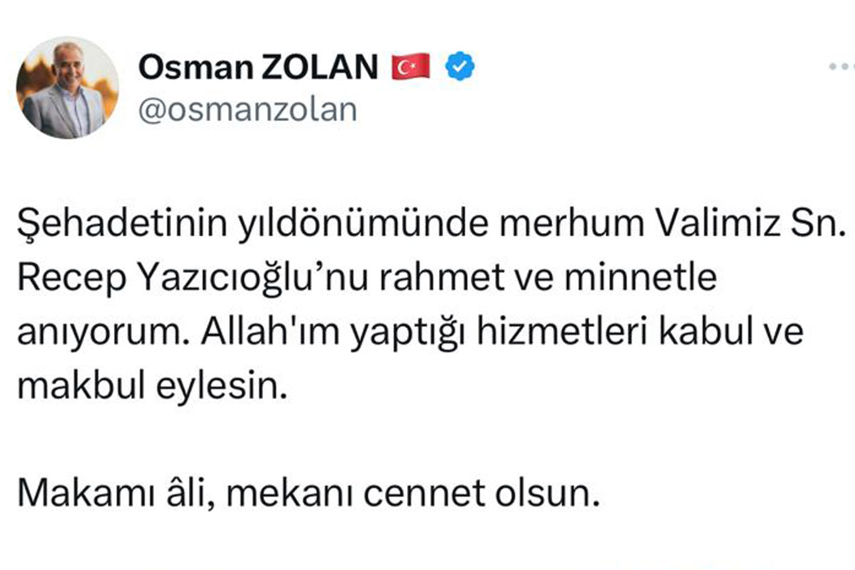 EFSANE VALİ UNUTULMADI