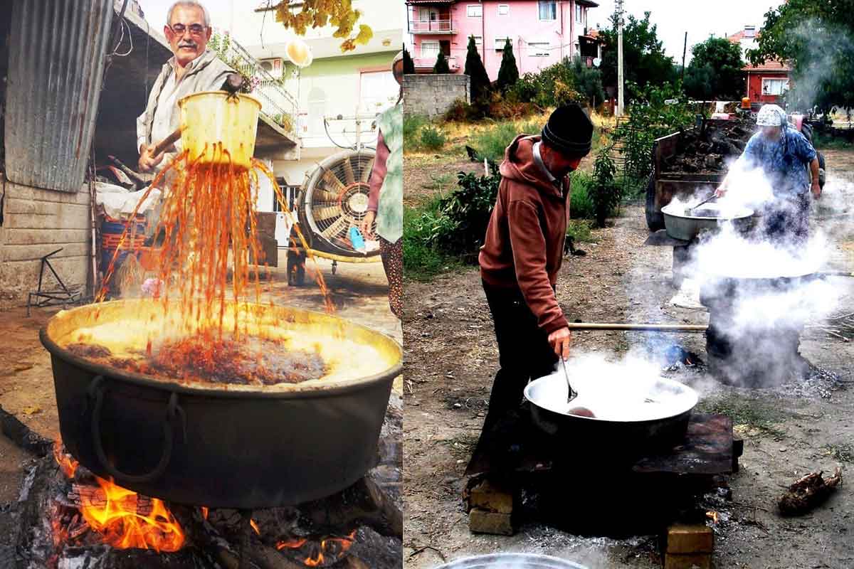 PEKMEZ KAZANLARI KAYNAMAYA BAŞLADI