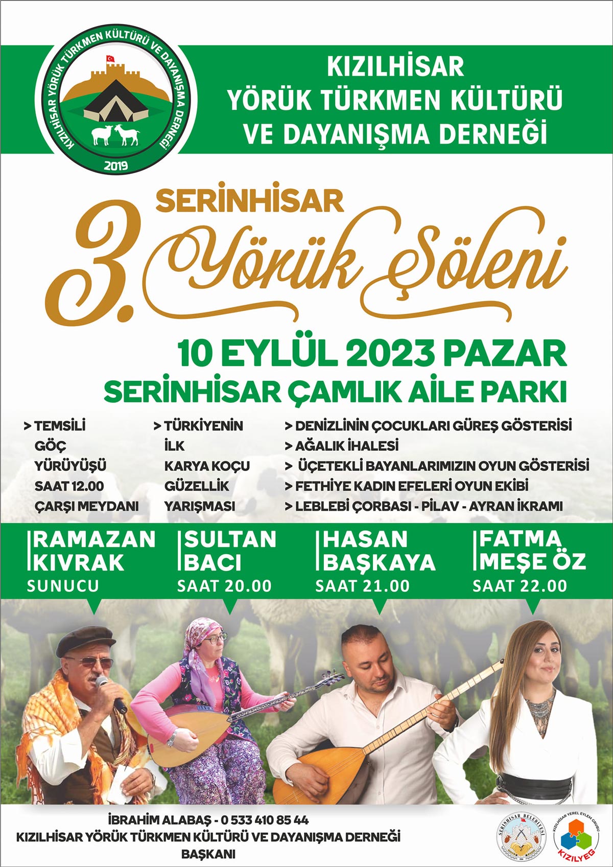 SERİNHİSAR'DA YÖRÜK ŞÖLENİ VAR