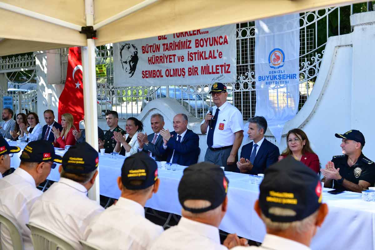 VALİ COŞKUN GAZİLERLE BİR ARAYA GELDİ