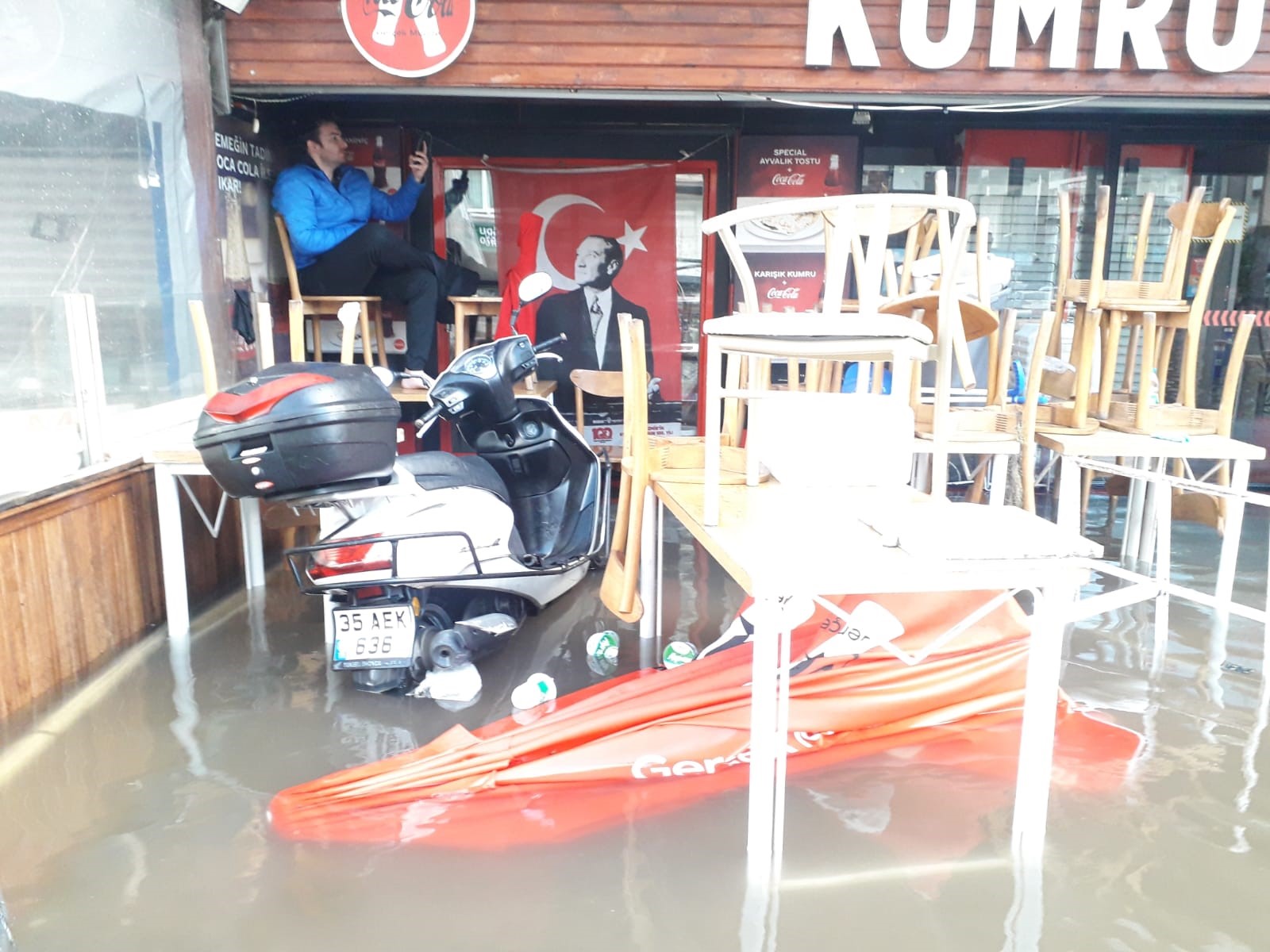 FIRTINANIN HASARI GÜN AĞARINCA ORTAYA ÇIKTI