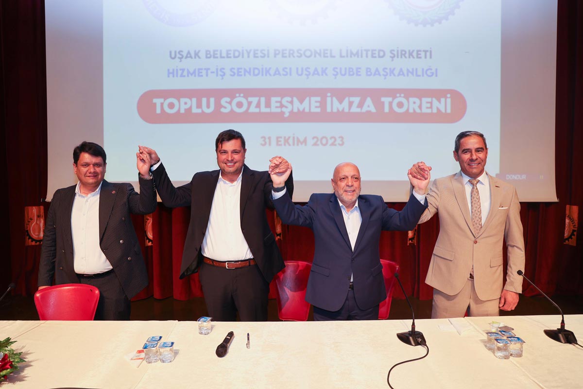 UŞAK BELEDİYESİNDEN PERSONELİN YÜZÜNÜ GÜLDÜRECEK MÜJDE  