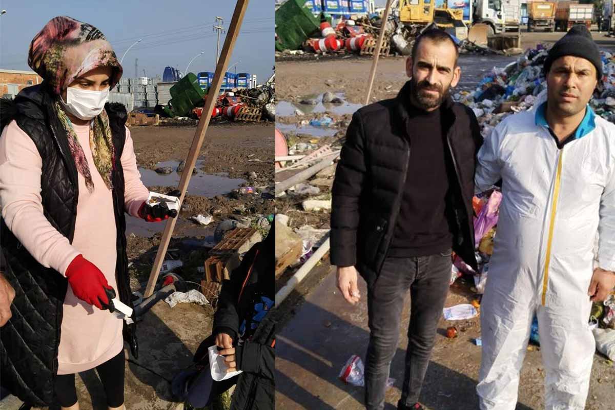 ÇÖPLERİN İÇİNDE ALTIN ARADILAR