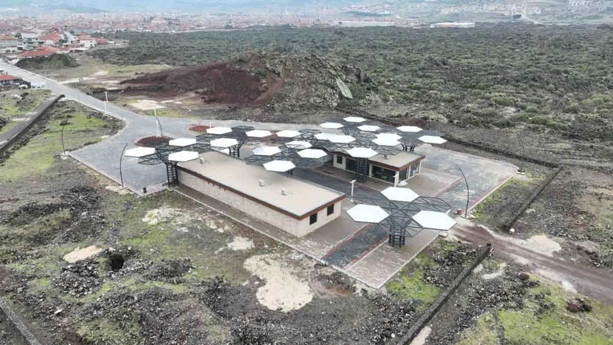 JEOPARK ZİYARET MERKEZİ’NDE SONA YAKLAŞILDI  