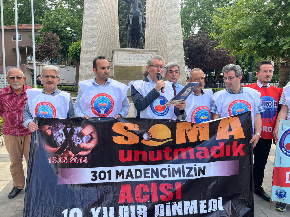 SOMA MADENCİLERİ ANILDI