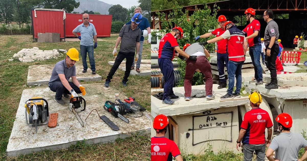 ÖĞRETMENLERE ARAMA KURTARMA EĞİTİMİ