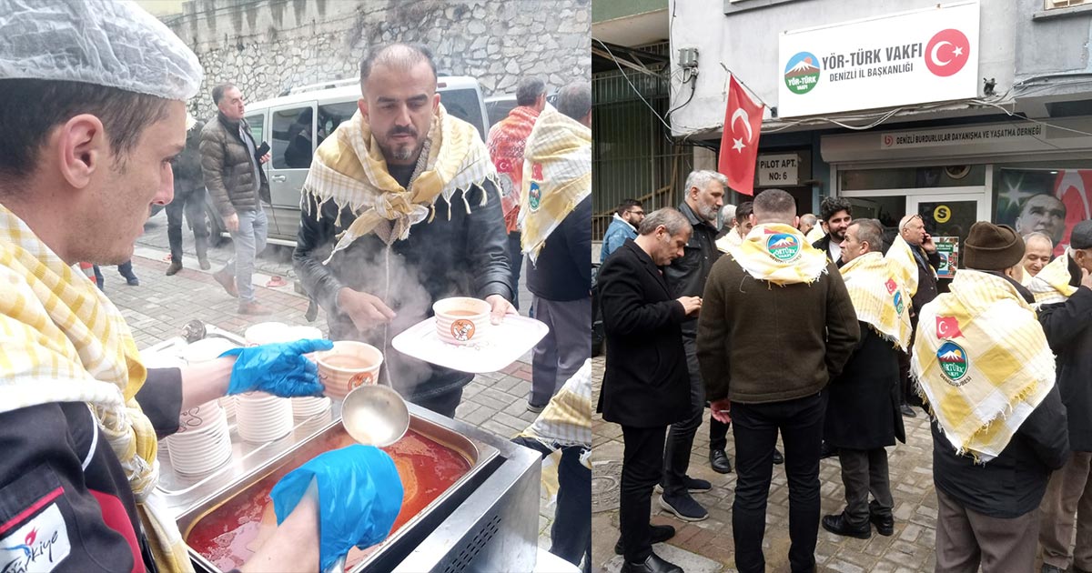 Geçtiğimiz mart ayında kuruluş aşamalarını tamamlayan Yörük Türkmen (Yör-Türk) Vakfı Denizli Şubesi, il başkanlık ofisini düzenlenen törenle hizmete açtı. Açılışta katılımcılara tarhana çorbası ikramı yapıldı.