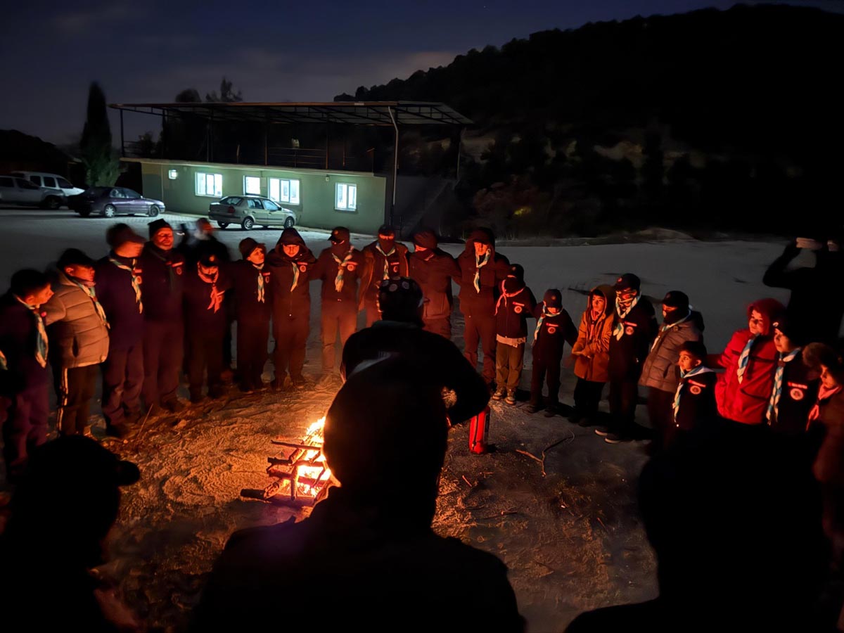 KERVANSARAY İZCİLİK SPOR KULÜBÜ KIŞ KAMPINI TAMAMLADI