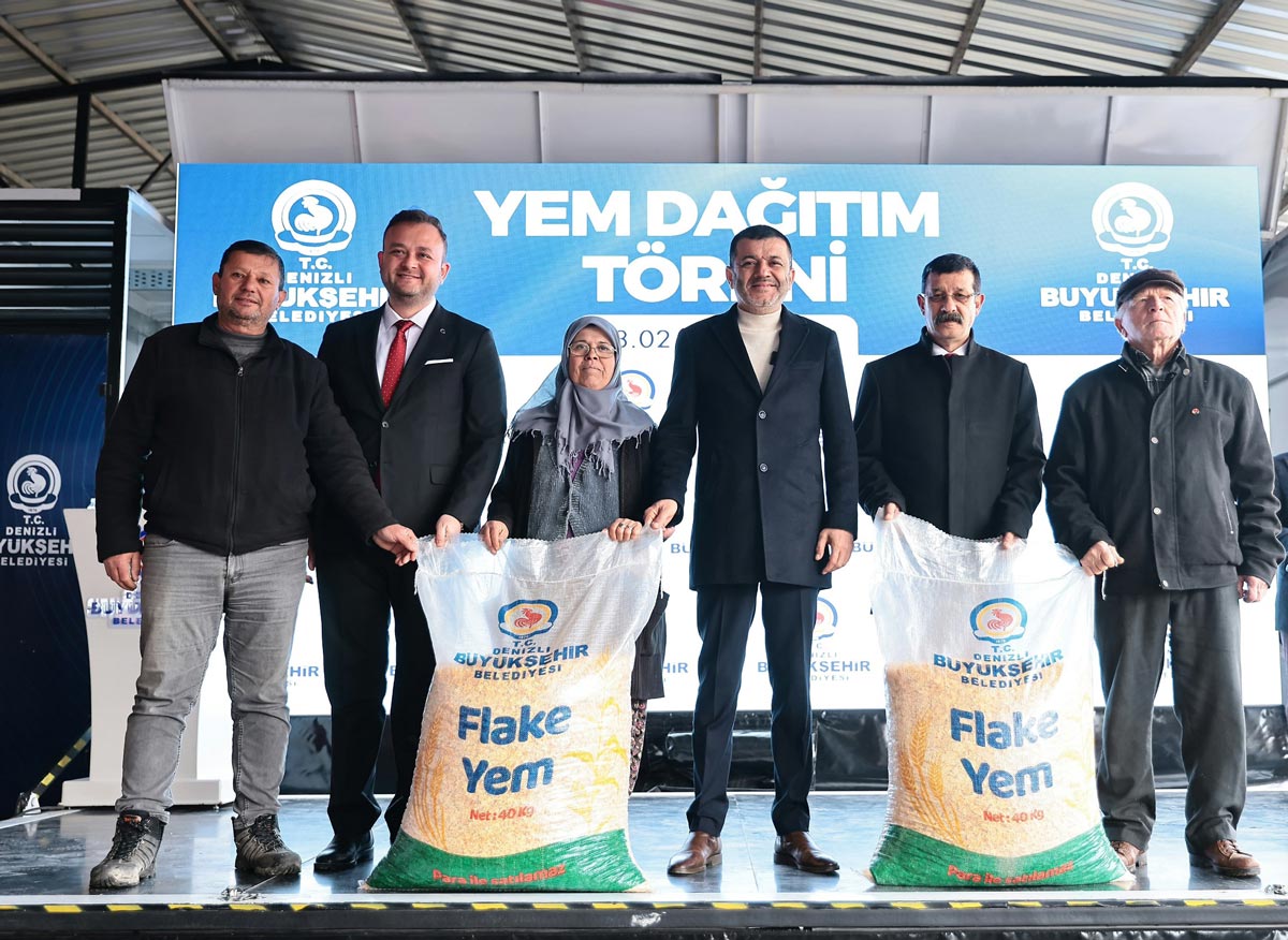 ÜRETİCİYE FLAKE YEM DESTEĞİ