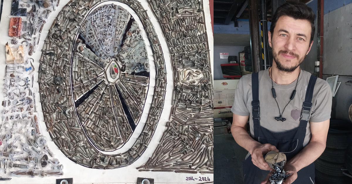  BÖYLE OLUR TAMİRCİNİN SANAT ESERİ