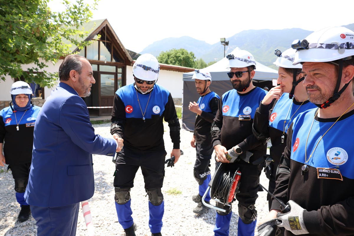 HAFİF SEVİYE KURTARMA EKİBİ SAHADA GÖREVDE