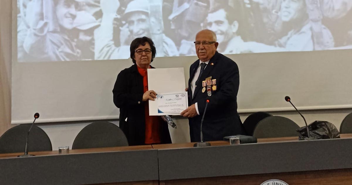 PAÜ Kıbrıs Gazisi söyleşi, Ferhat Alkan hatıraları, Kıbrıs Barış Harekâtı günlük, Pamukkale Üniversitesi etkinlik, Kıbrıs’ın önemi söyleşi