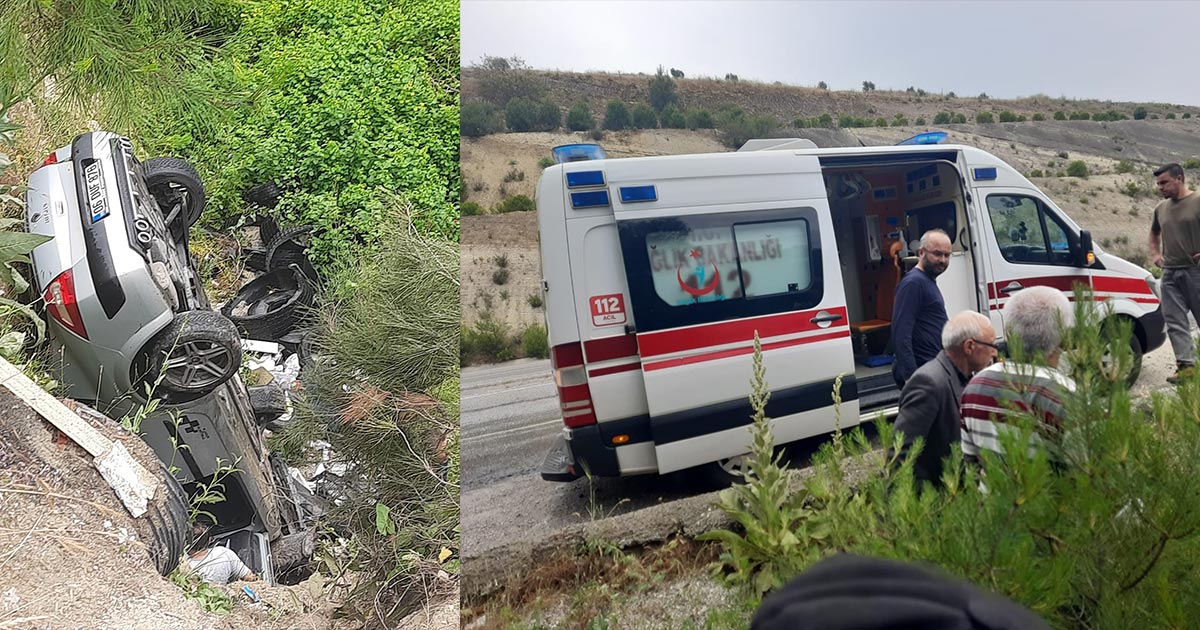 KONTROLDEN ÇIKTI ŞARAMPOLE UÇTU