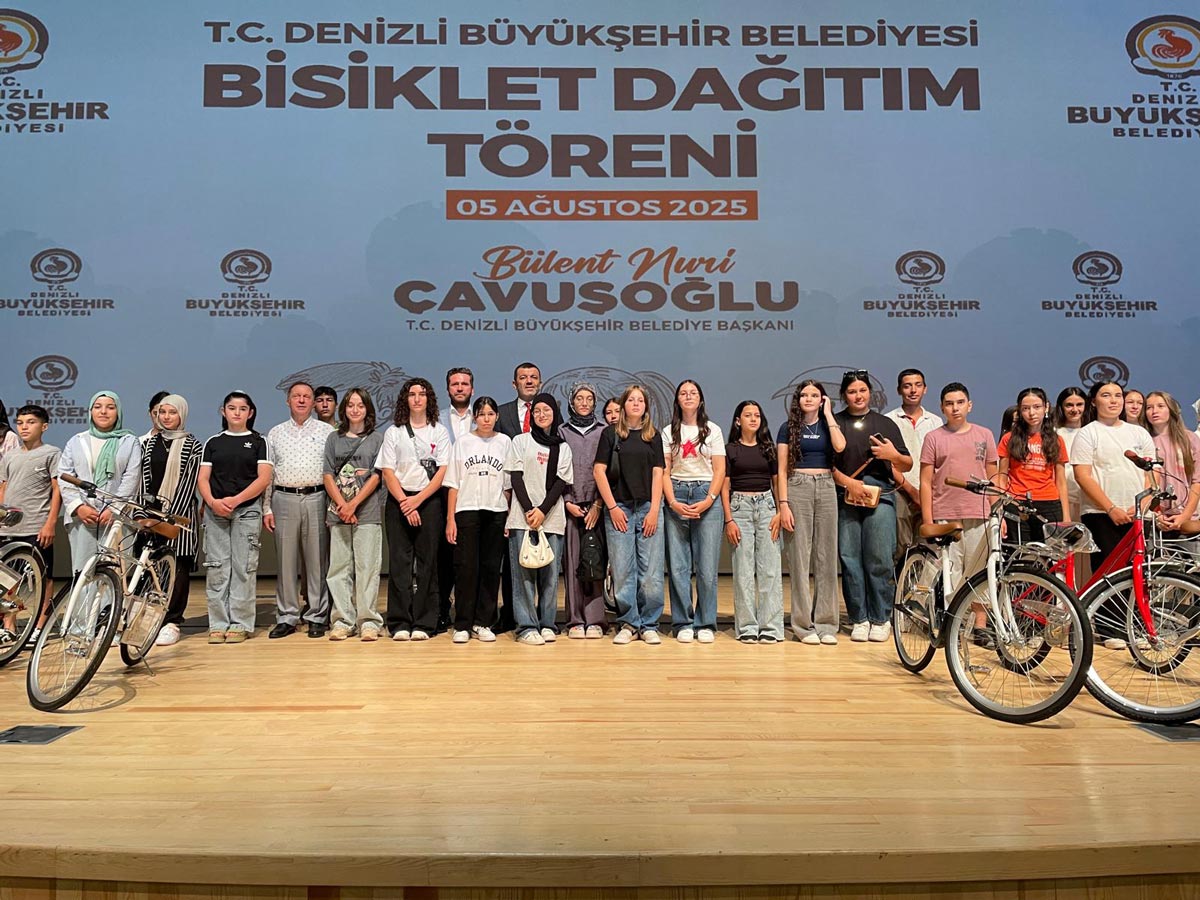 DERECEYE GİREN ÖĞRENCİLERE BİSİKLET