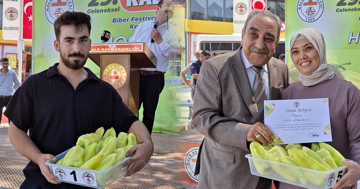 KALE’DE 29. BİBER FESTİVALİ COŞKUSU 