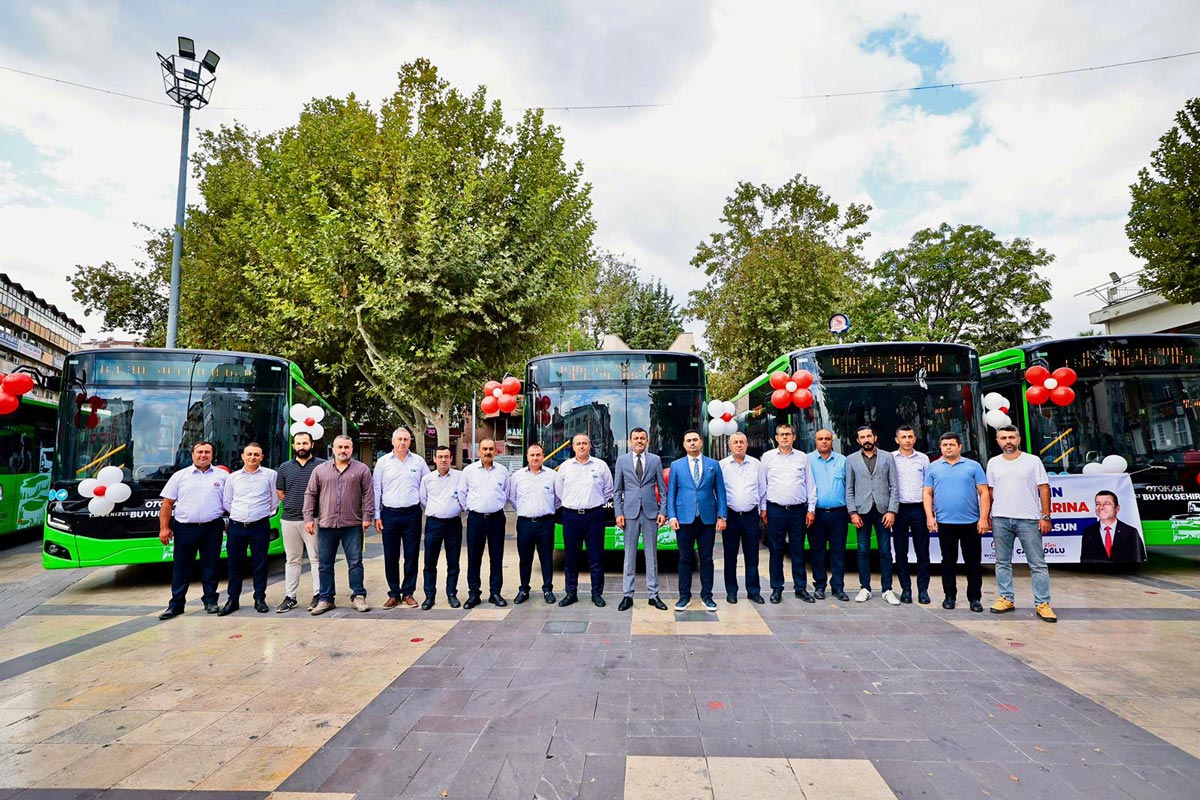 ULAŞIM FİLOSUNA 30 YENİ OTOBÜS