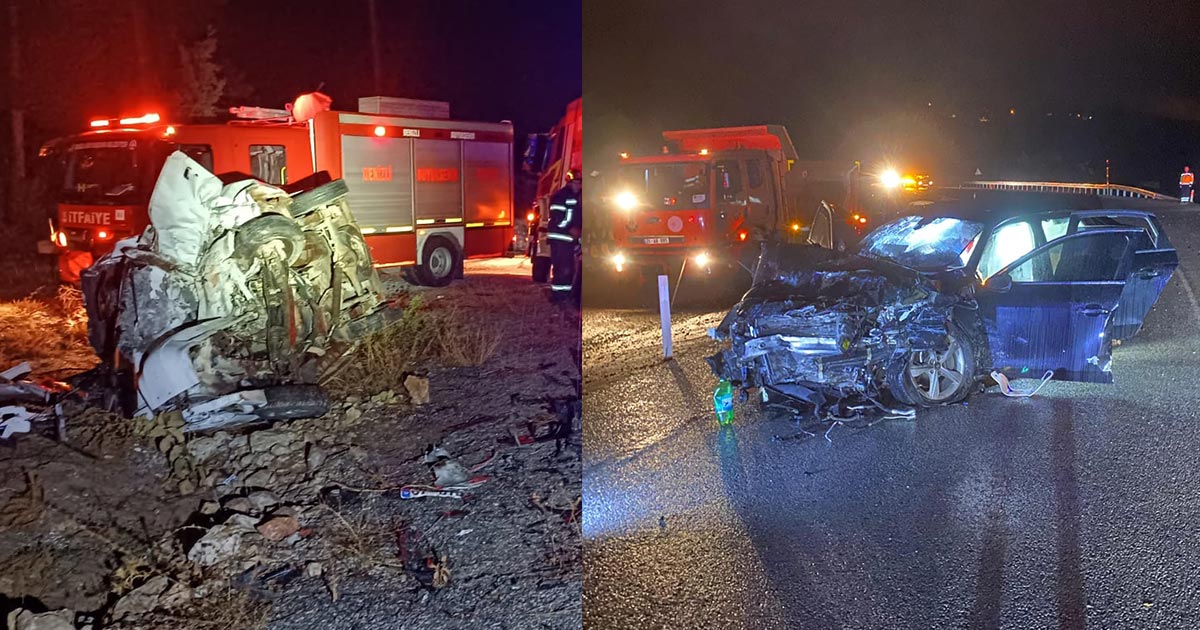 ACIPAYAM’DA KAZA 1 ÖLÜ 4 YARALI