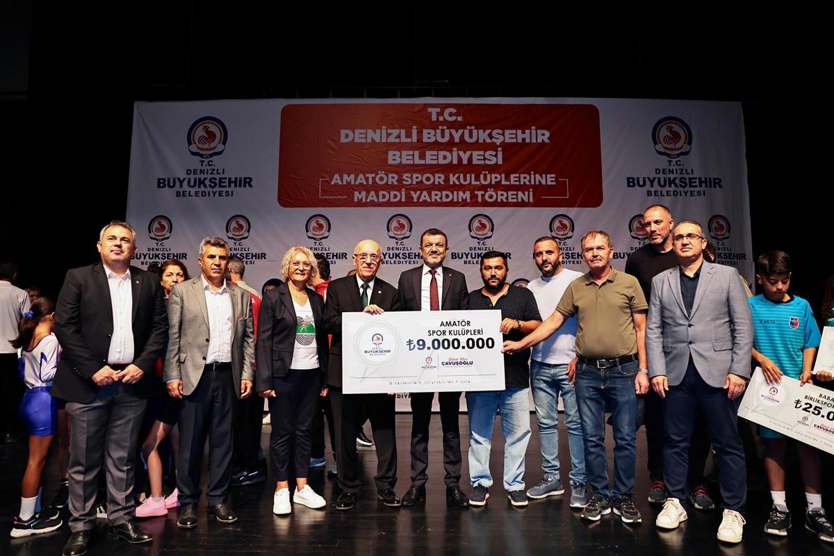 BÜYÜKŞEHİR BELEDİYESİ’NDEN AMATÖRLERE 9 MİLYON DESTEK