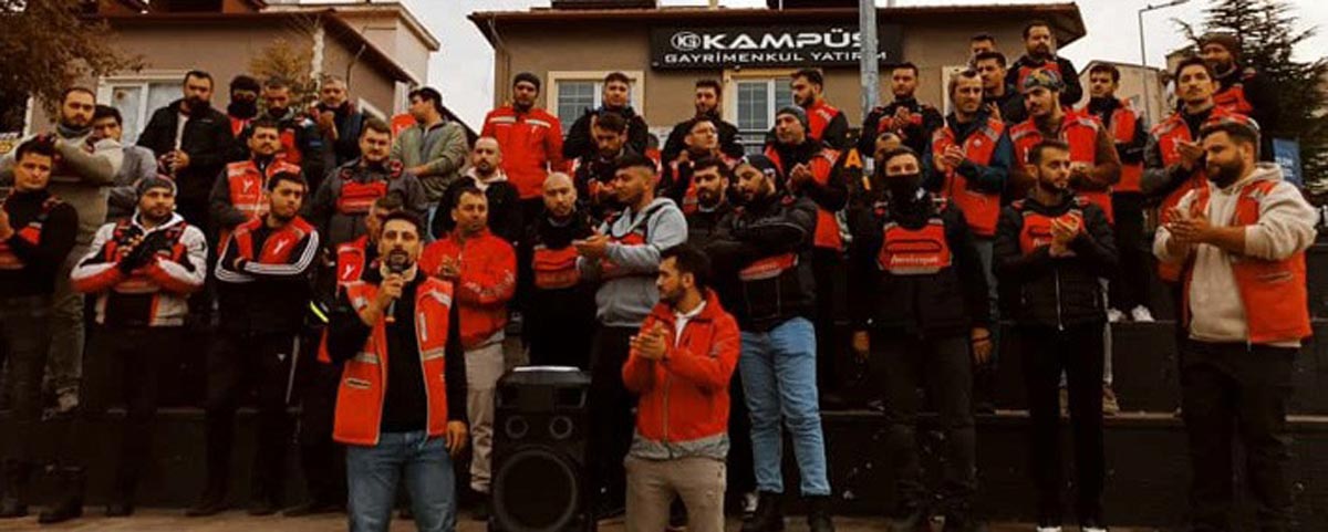 KURYELER İŞ BIRAKTI